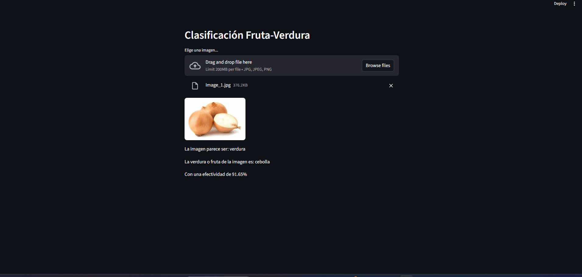 CNN Frutas/Verduras